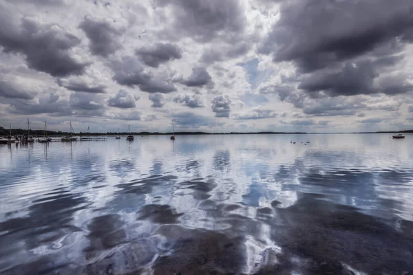 Amphitheatre Shore Miedwie Lake Morzyczyn Poland — Fotografia de Stock