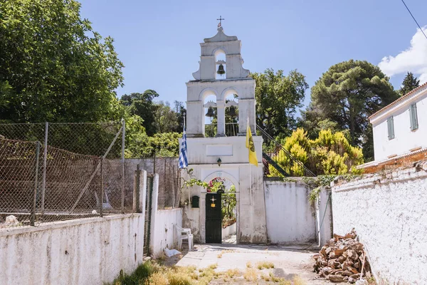 Bell Tower Euphemia Monastery Corfu Town Corfu Island Greece — Stockfoto