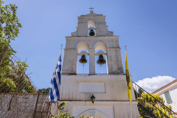 Bell Tower Monastery Euphemia Corfu Town Corfu Island Greece — Stock Photo, Image