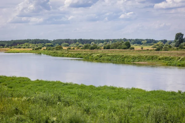 View River Bug Szumin Village Mazowsze Region Poland — Fotografia de Stock