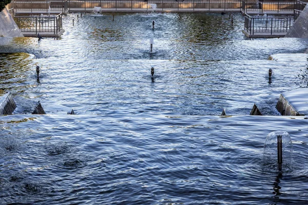 Fountains Marno Pole Park Veliko Tarnovo City Bulgaria — Foto de Stock