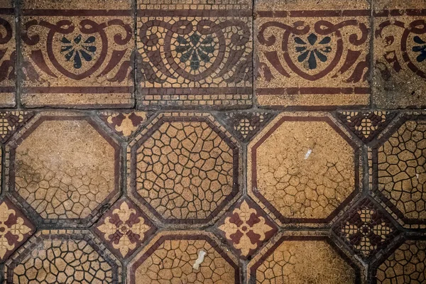 Details Pattern Old Retro Floor Tiles — Foto Stock
