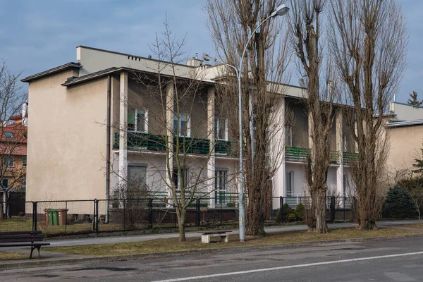 Modernist Apartment Wyszynski Street Stalowa Wola City Poland — Stock Photo, Image