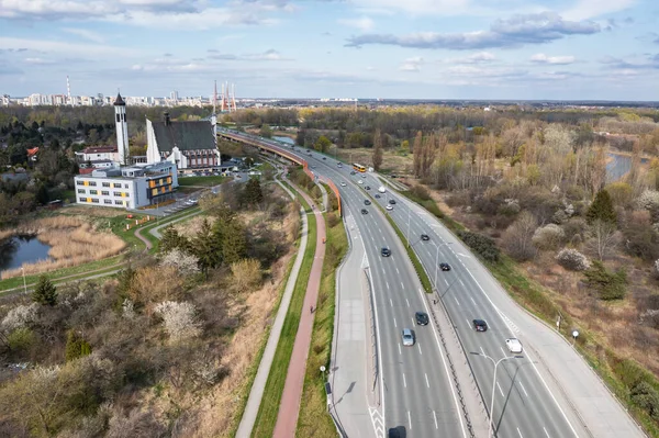 Siekierki Sanctuary Our Lady Siekierkowska Route Warsaw Poland — Fotografia de Stock