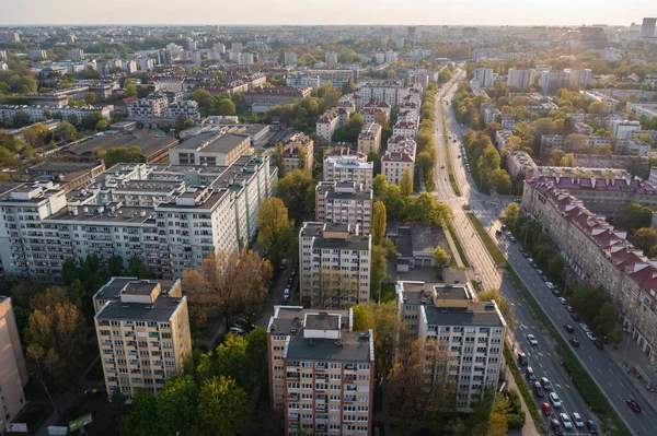 Apartments Czerniakowska Street Czerniakow Sielce Areas Warsaw Poland — Stockfoto