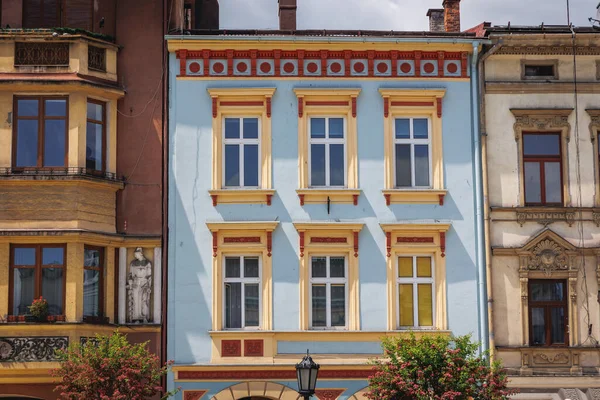 Historic Townhouse Market Square Old Part Cieszyn City Poland — Fotografia de Stock