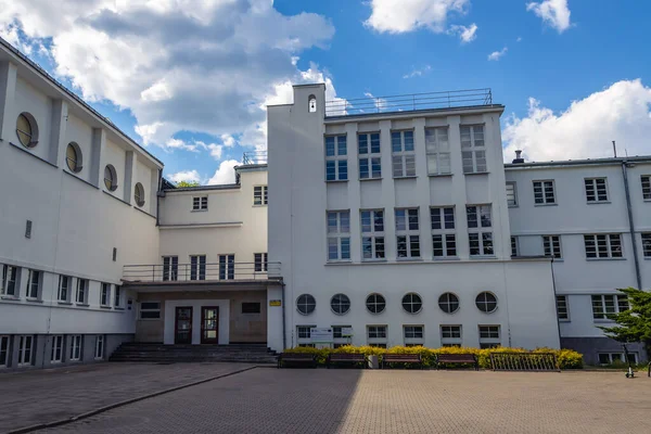 Warschau Polen Juni 2021 Eines Der Gebäude Der Sportuniversität Warschau — Stockfoto