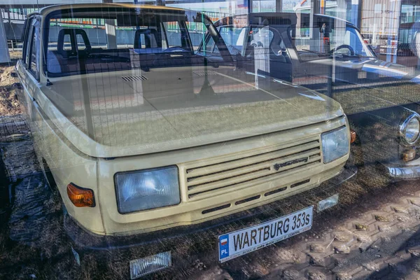 Rawa Mazowiecka Pologne Février 2022 Wartburg 353S Vintage Car Exhibit — Photo