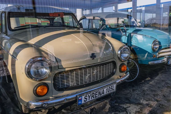 Rawa Mazowiecka Pologne Février 2022 Syrena 105L 100 Voitures Anciennes — Photo