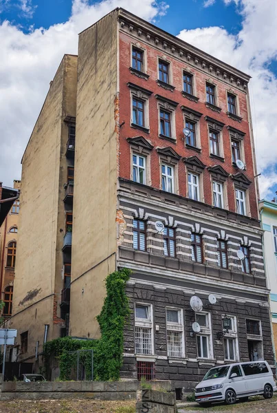 Cieszyn Polen Mai 2022 Mehrfamilienhaus Historischen Teil Von Cieszyn — Stockfoto