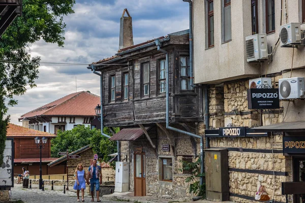 ブルガリアのネスバー2021年9月2日 黒海沿岸のネスバーの旧市街 — ストック写真