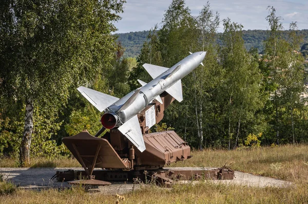 Omurtag Bulgaria Septiembre 2021 Guía Sistema Soviético Defensa Aérea Parque — Foto de Stock