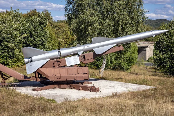 Omurtag Bulgaria Septiembre 2021 Guía Sistema Soviético Defensa Aérea Parque — Foto de Stock