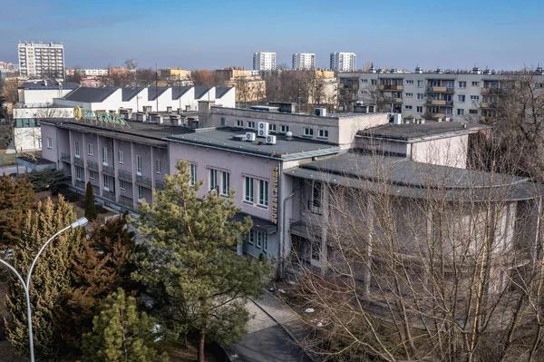 Stalowa Wola Polônia Março 2022 Modernist Style Hutnik Metallurgist Hotel — Fotografia de Stock