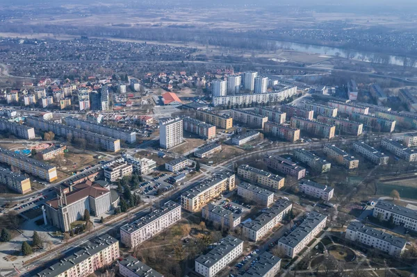 Stalowa Wola Poland March 2022 Aerial Drone Photo Stalowa Wola — Stock Photo, Image