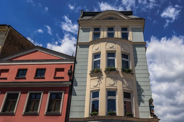 Maison Ville 1914 Rue Stary Targ Dans Quartier Historique Cieszyn — Photo