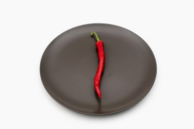 biber biber bir plaka üzerinde