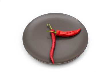 bir tabakta iki acı biber