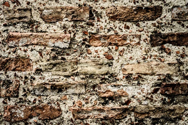 Ladrillo viejo pared textural como fondo —  Fotos de Stock