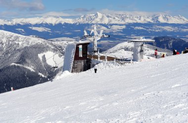 dağlar görünümü.