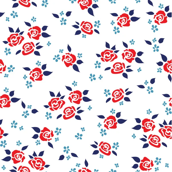 Rose pattern — Stock Vector