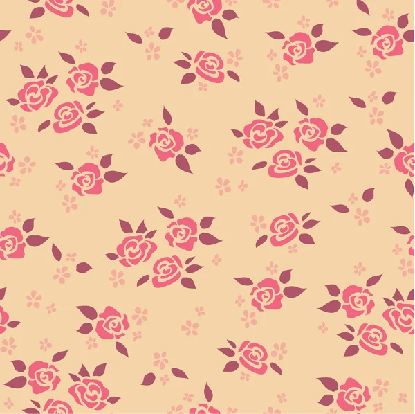 Rose pattern — Stock Vector