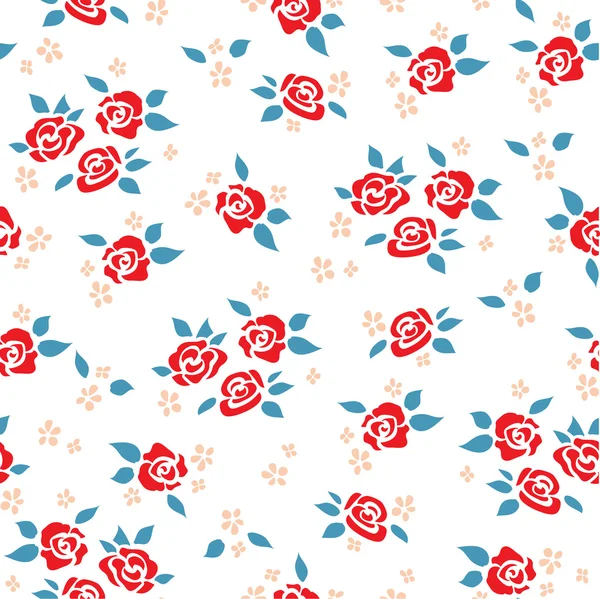 Rose pattern — Stock Vector