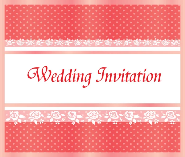 Wedding invitation — Stock Vector