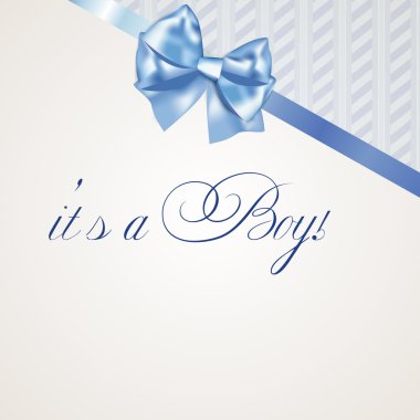 Bebek anonsu kartı.