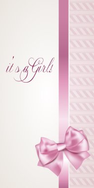 bebek duyuru kartı.