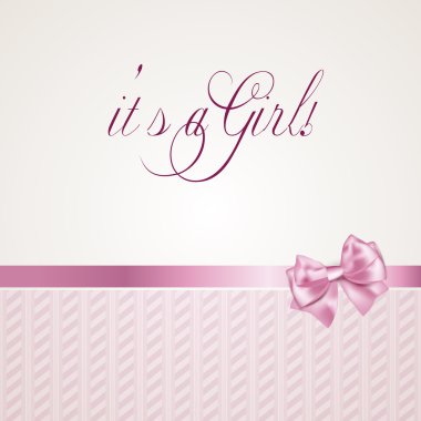 bebek duyuru kartı.