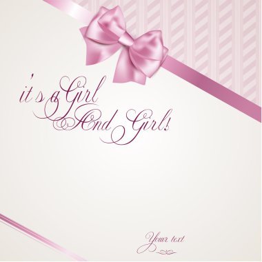 Bebek anonsu kartı.