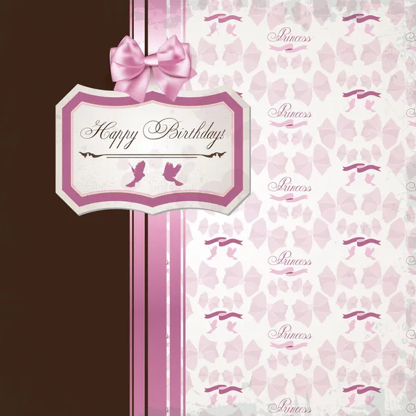 Carte d'anniversaire — Image vectorielle