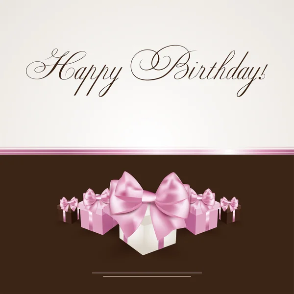 Birthday card — Stock Vector