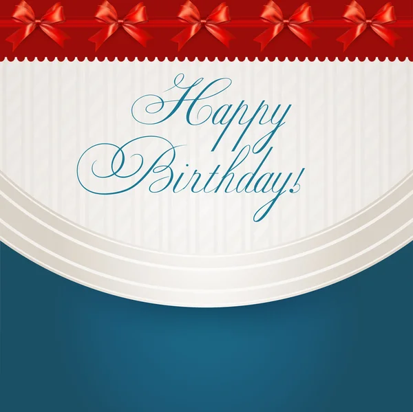 Birthday card — Stock Vector