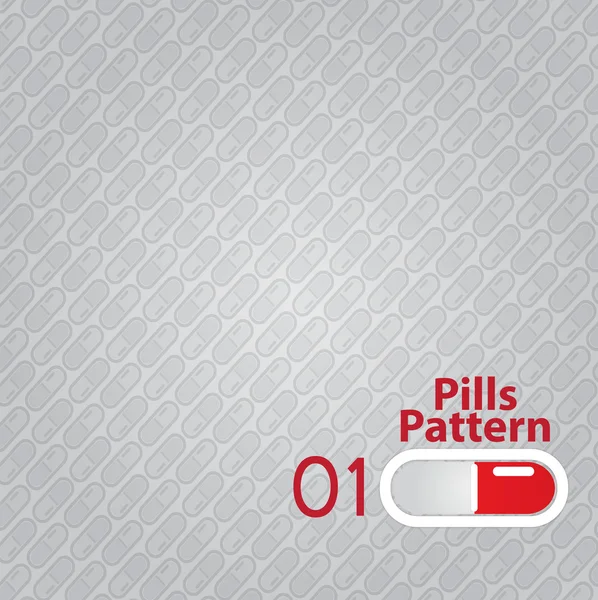 Pills pattern — Stock Vector