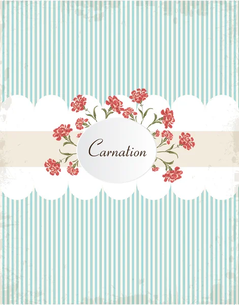 Vintage karanfil arka plan