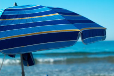 Plajda şemsiye detay