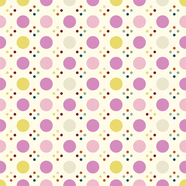 Vintage pattern with spots — Stock Vector