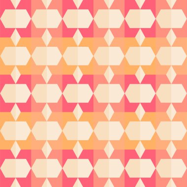 Retro desen geometrik şekiller.