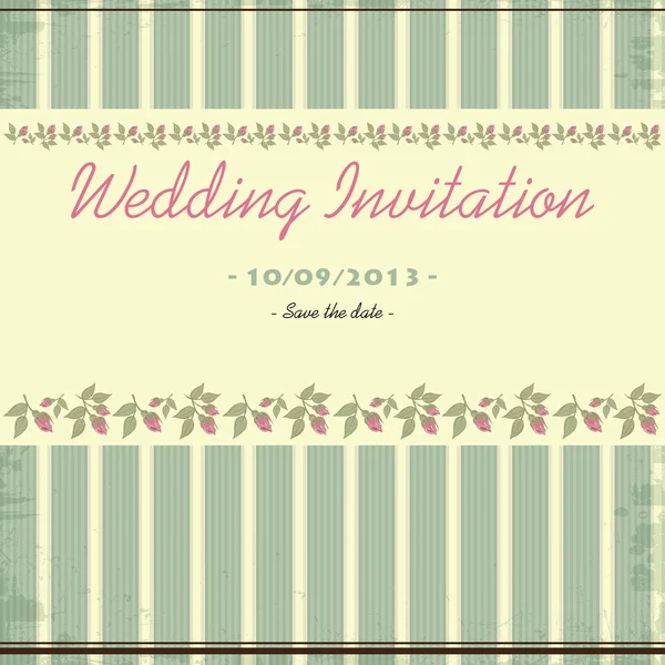 Wedding invitation — Stock Vector