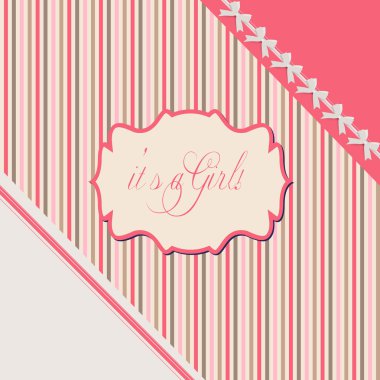 bebek duyuru kartı.