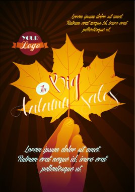 büyük sonbahar Satılık poster