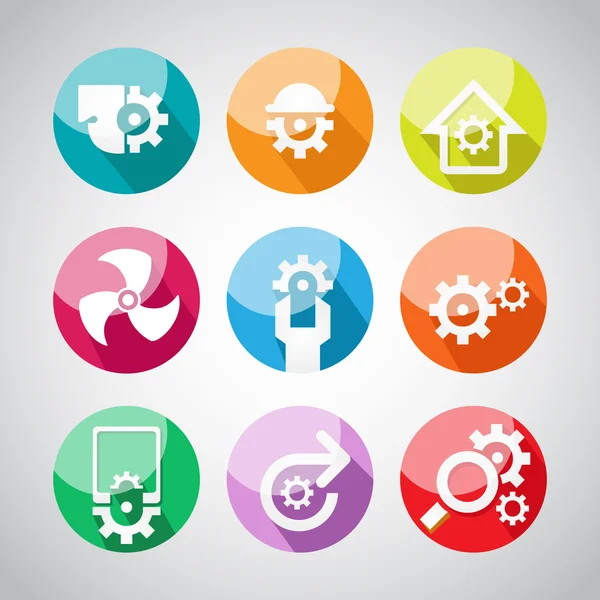 Mühendislik Icons set