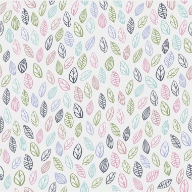 Dikişsiz yaprağı deseni.