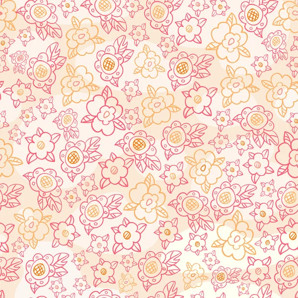 Patrón sin costura ornamental floral . — Vector de stock