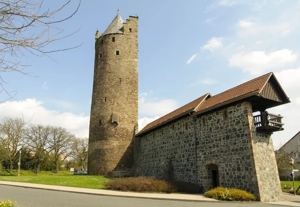 Ciudad de Fritzlar, torre — Foto de Stock