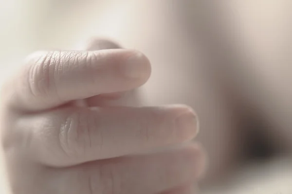 La mano del bebé — Foto de Stock