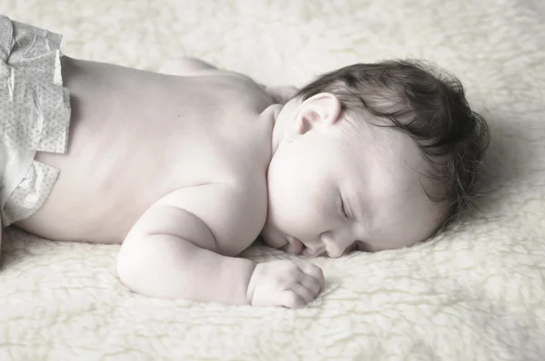 Słodki mały Baby Close Up — Zdjęcie stockowe