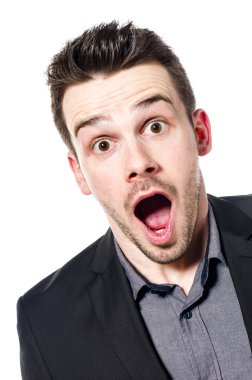 Hayret işadamı portresi